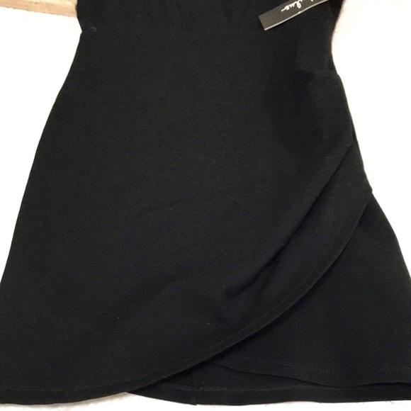 NWT Lulu’s Cocktail Hour Black Wrap Dress - Picture 8 of 14